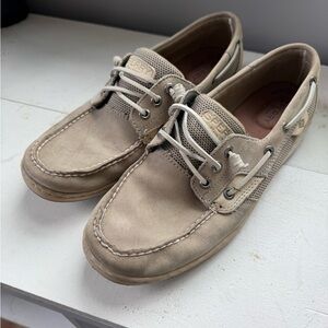 Sperry Women's Beige Boat Shoes
